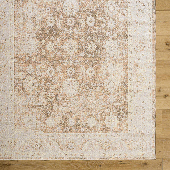 Aniyah Traditional Beige And Brown Washable Rug