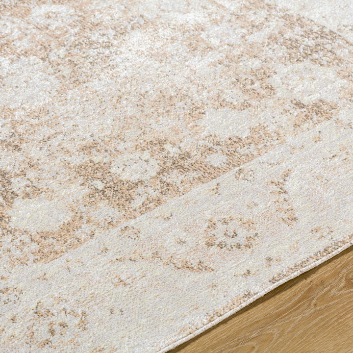 Aniyah Traditional Beige And Brown Washable Rug