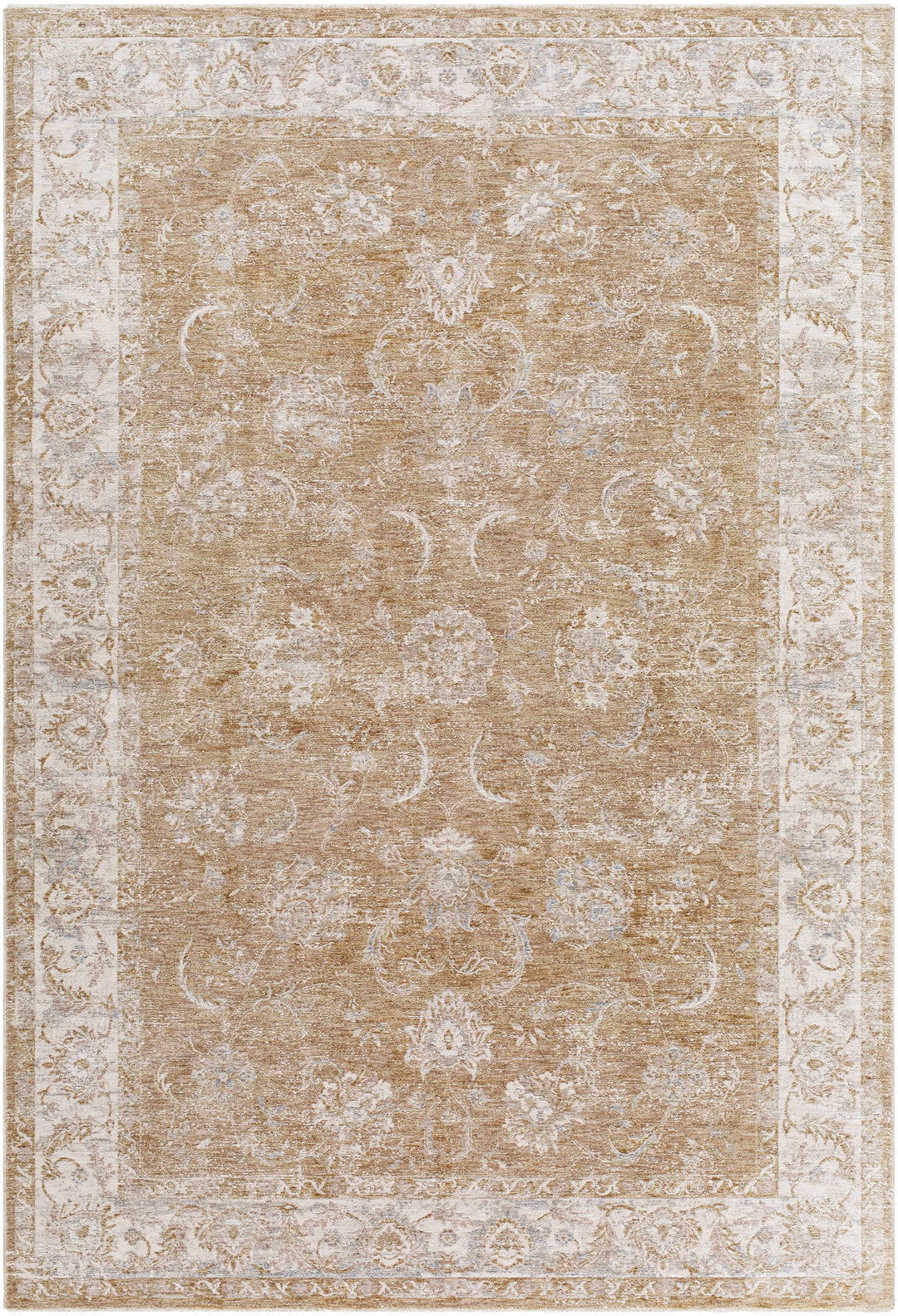 Tylie Traditional Style Cream And Tan Area Rug