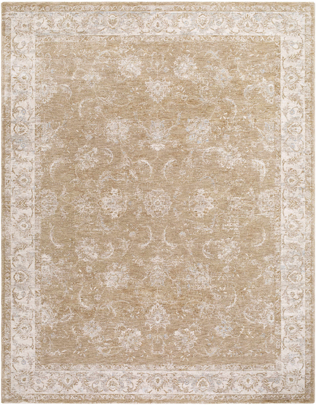 Tylie Traditional Style Cream And Tan Area Rug