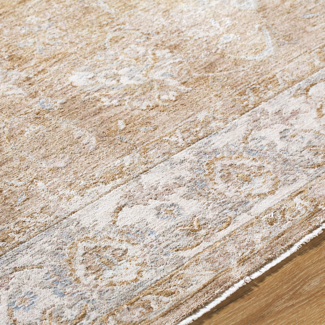 Tylie Traditional Style Cream And Tan Area Rug