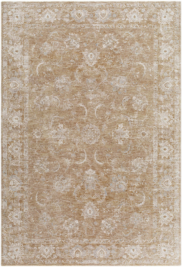 Tylie Traditional Style Brown Area Rug