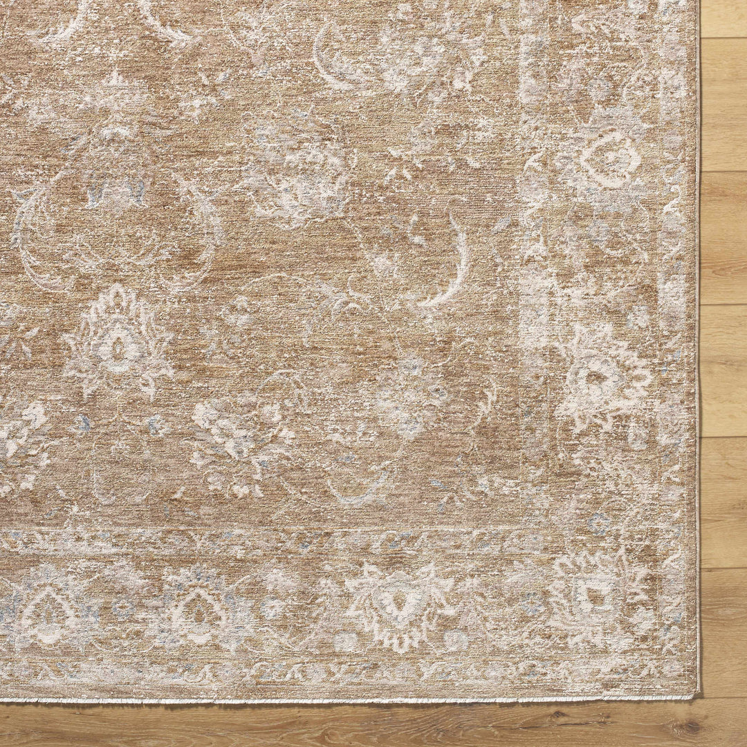 Tylie Traditional Style Brown Area Rug