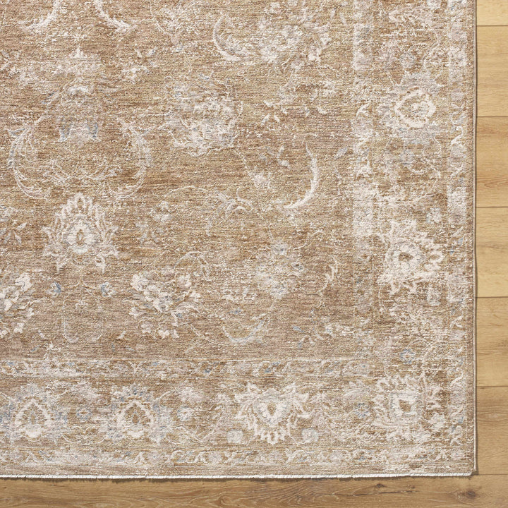 Tylie Traditional Style Brown Area Rug