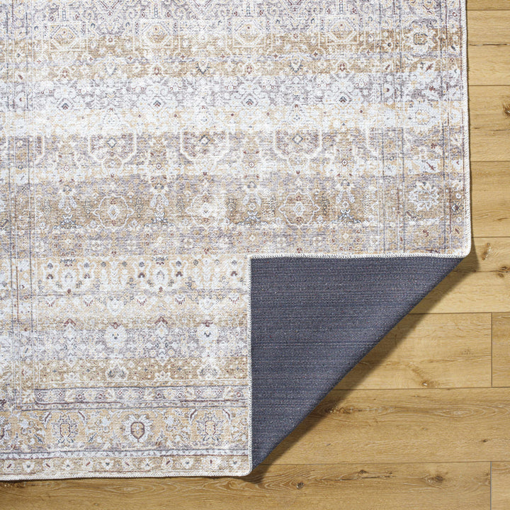 Tywin Traditional Beige And Gray Washable Rug