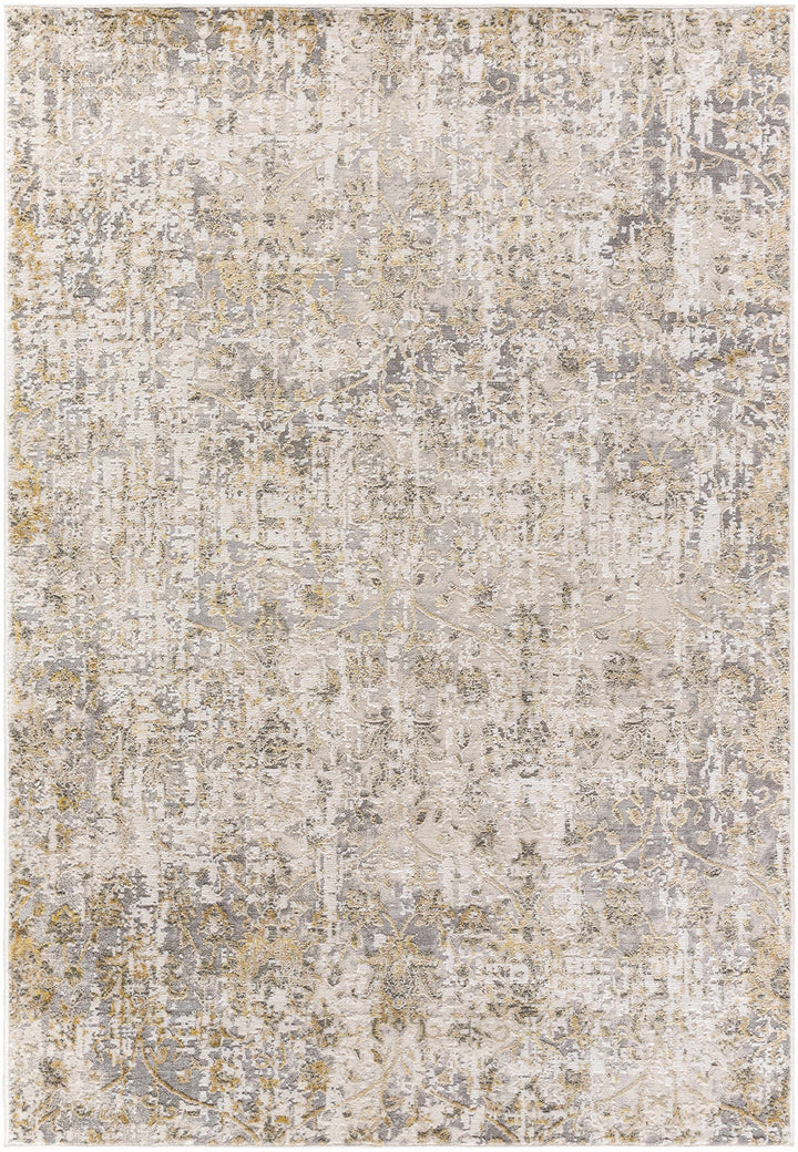 Tiago Modern Abstract Design Ivory And Beige Area Rug
