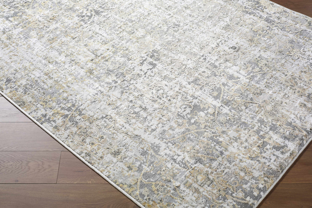 Tiago Modern Abstract Design Ivory And Beige Area Rug