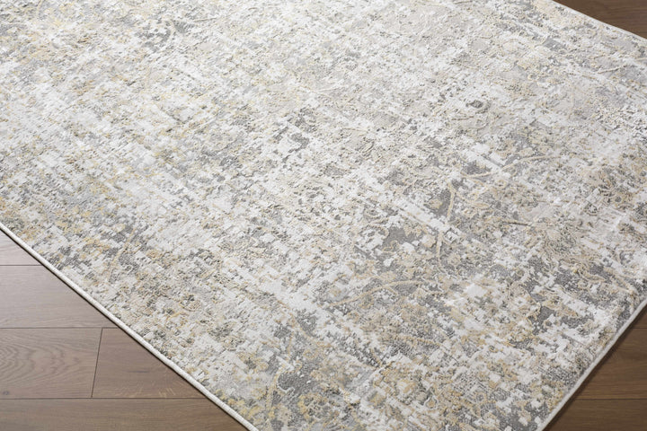 Tiago Modern Abstract Design Ivory And Beige Area Rug