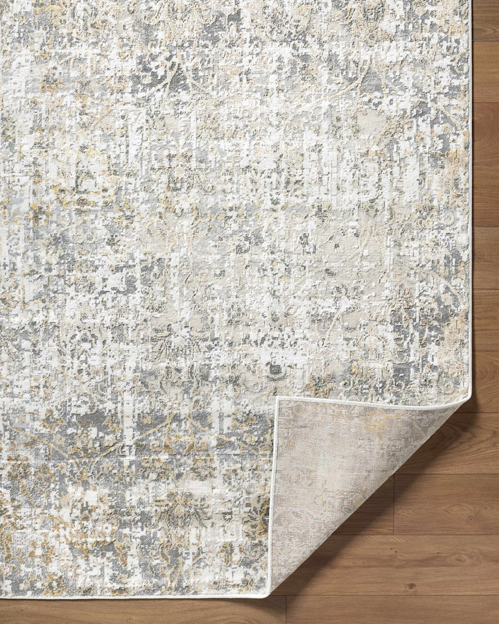 Tiago Modern Abstract Design Ivory And Beige Area Rug
