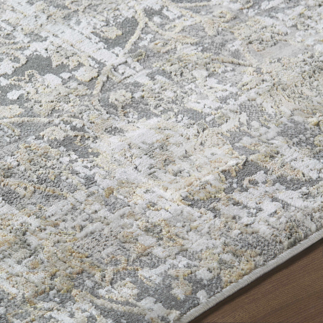 Tiago Modern Abstract Design Ivory And Beige Area Rug