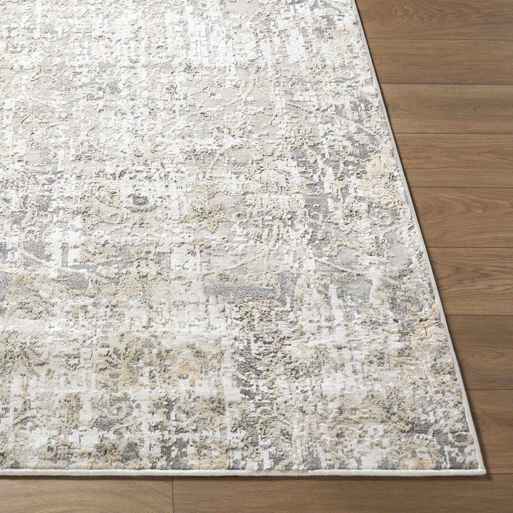 Tiago Modern Abstract Design Ivory And Beige Area Rug