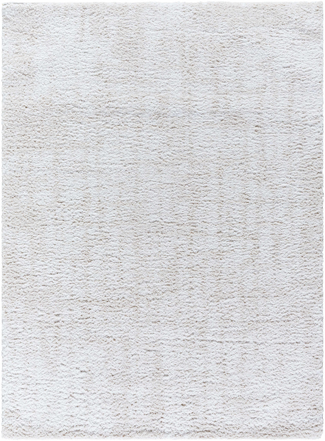 Troya Contemporary Solid Ivory And Gray Rug