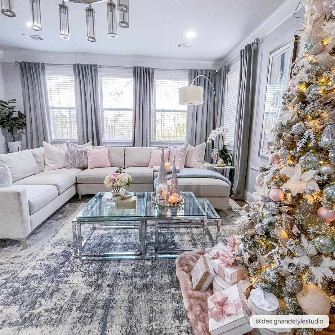 Tonalea Ivory And Gray Modern Abstract Design Area Rug