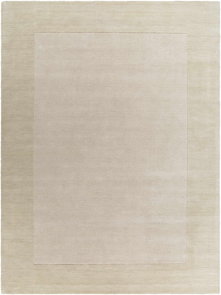 Upperstrasburg Beige Modern Style Hand Loom Wool Area Rug