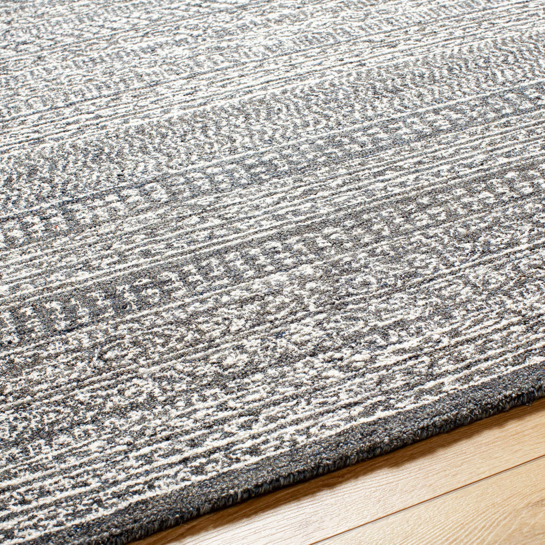 Urvi Charcoal Contemporary Style Hand Tufted Area Rug