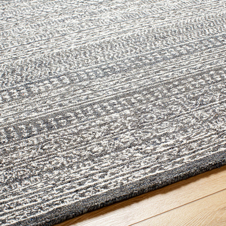 Urvi Charcoal Contemporary Style Hand Tufted Area Rug