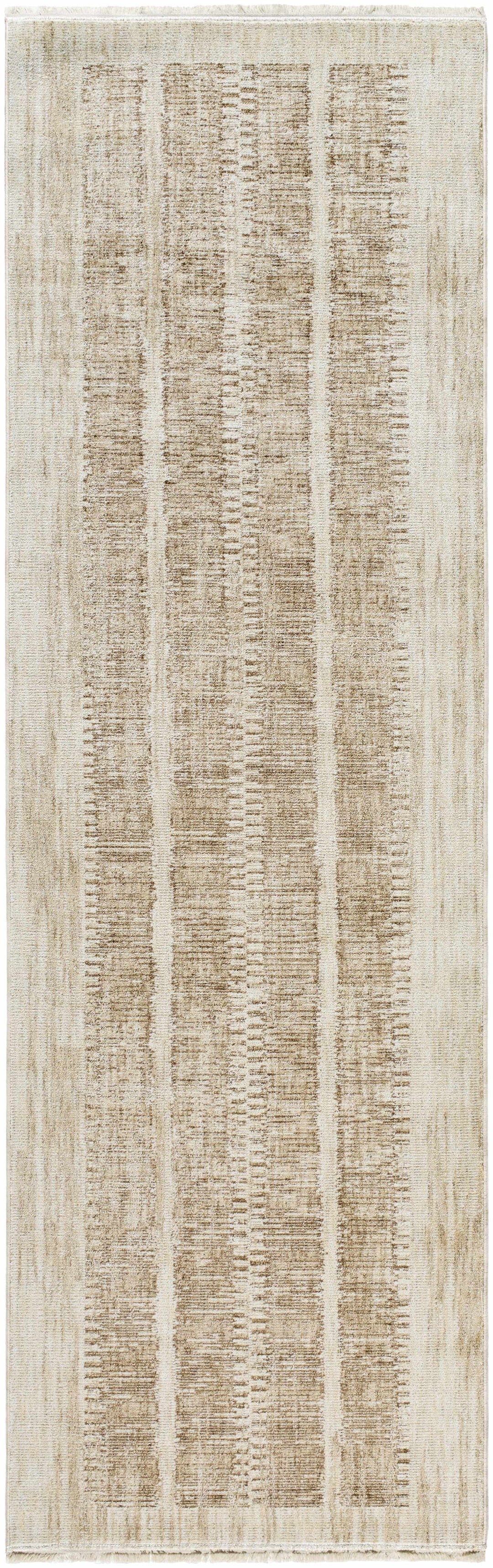 Vasha Contemporary Style Brown Area Rug