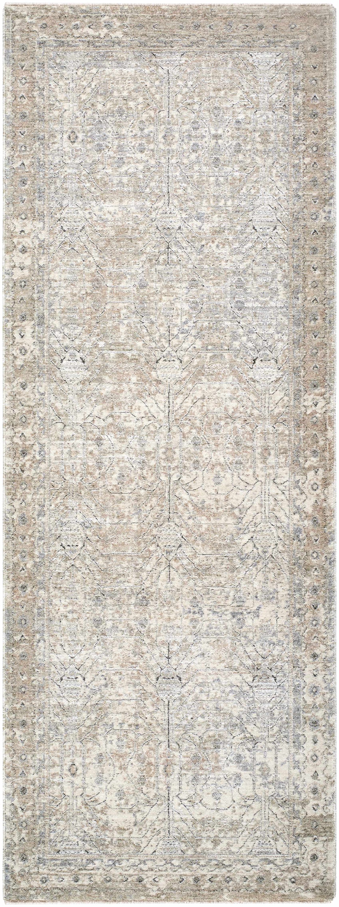 Avalyn Traditional Style Cream Rug