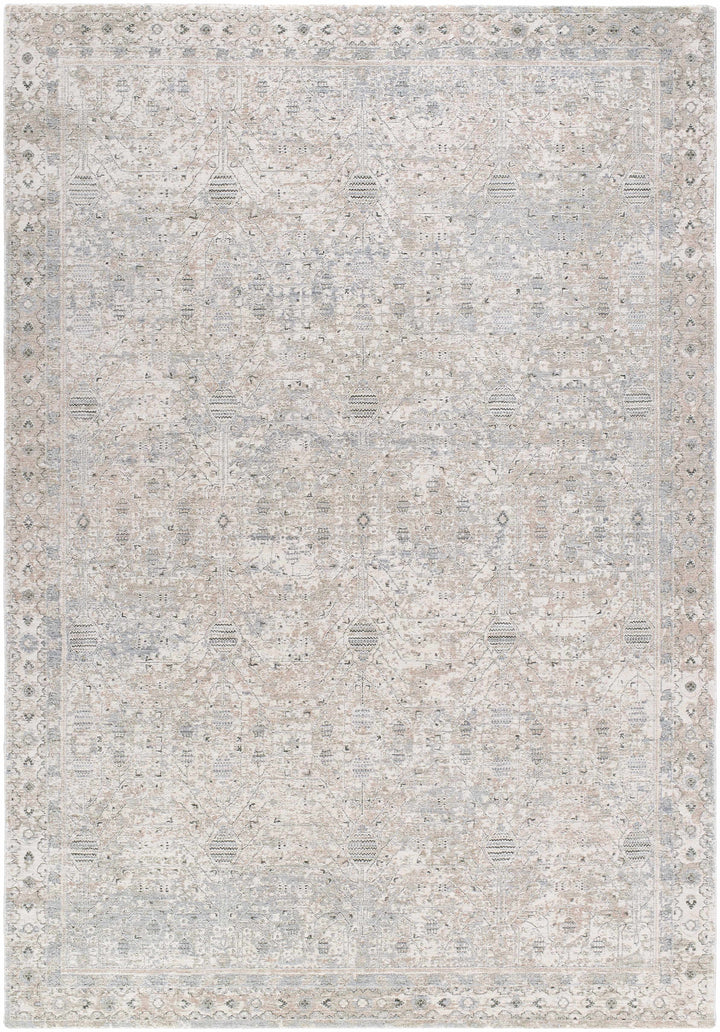 Avalyn Traditional Style Cream Rug