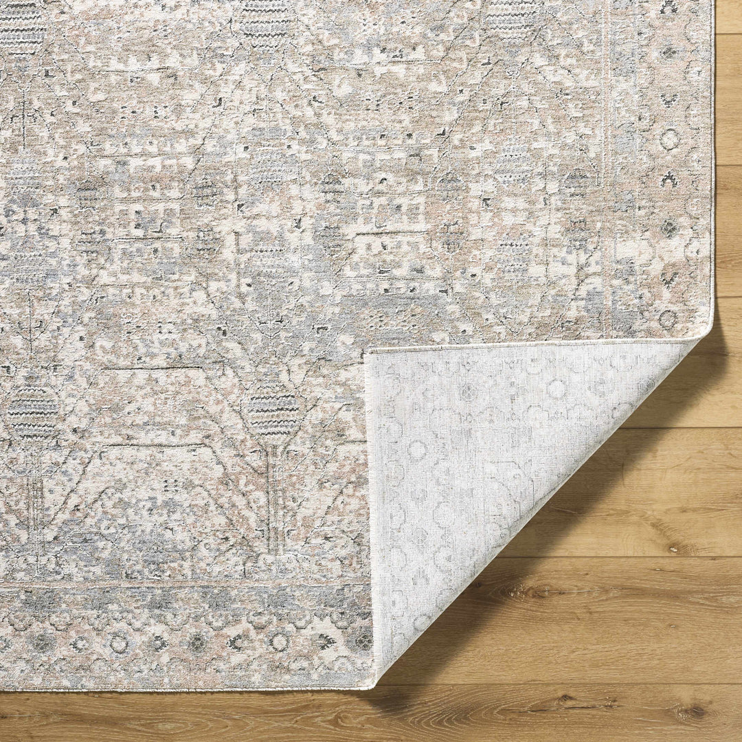 Avalyn Traditional Style Cream Rug