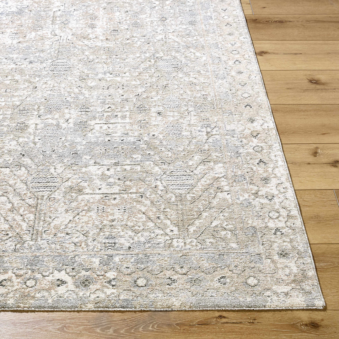Avalyn Traditional Style Cream Rug