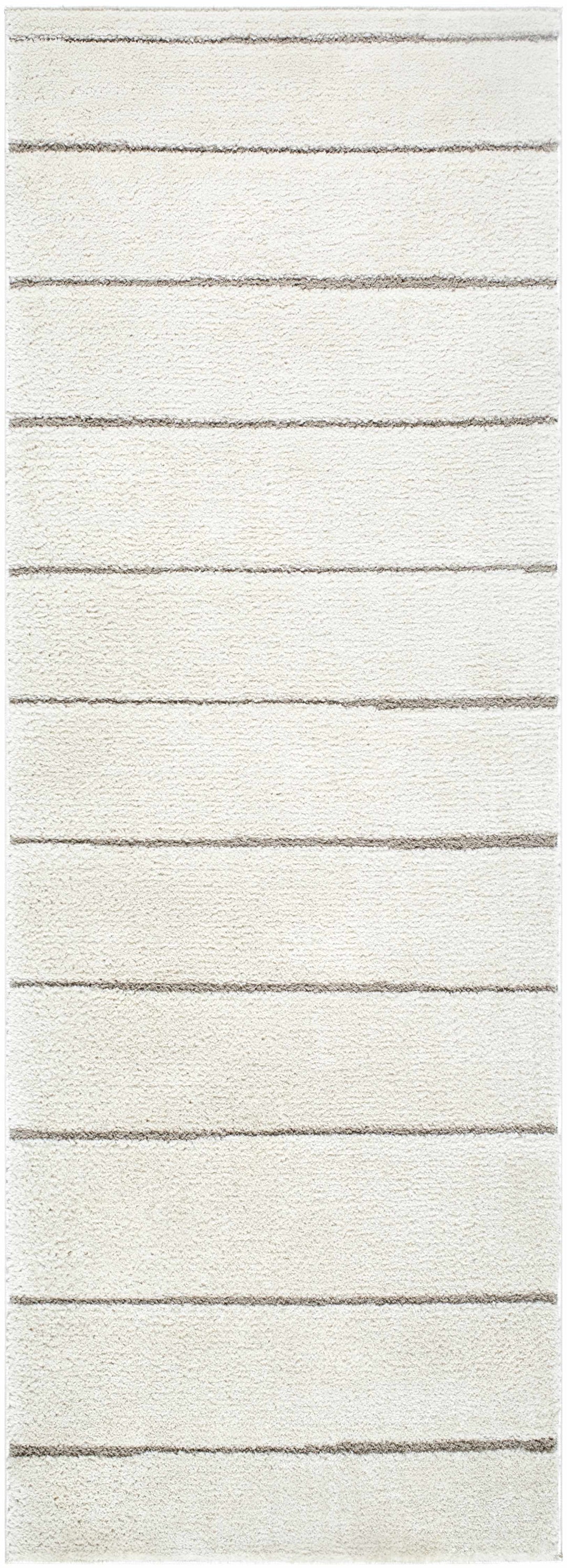 Cascade Modern Ivory Stripes Area Rug