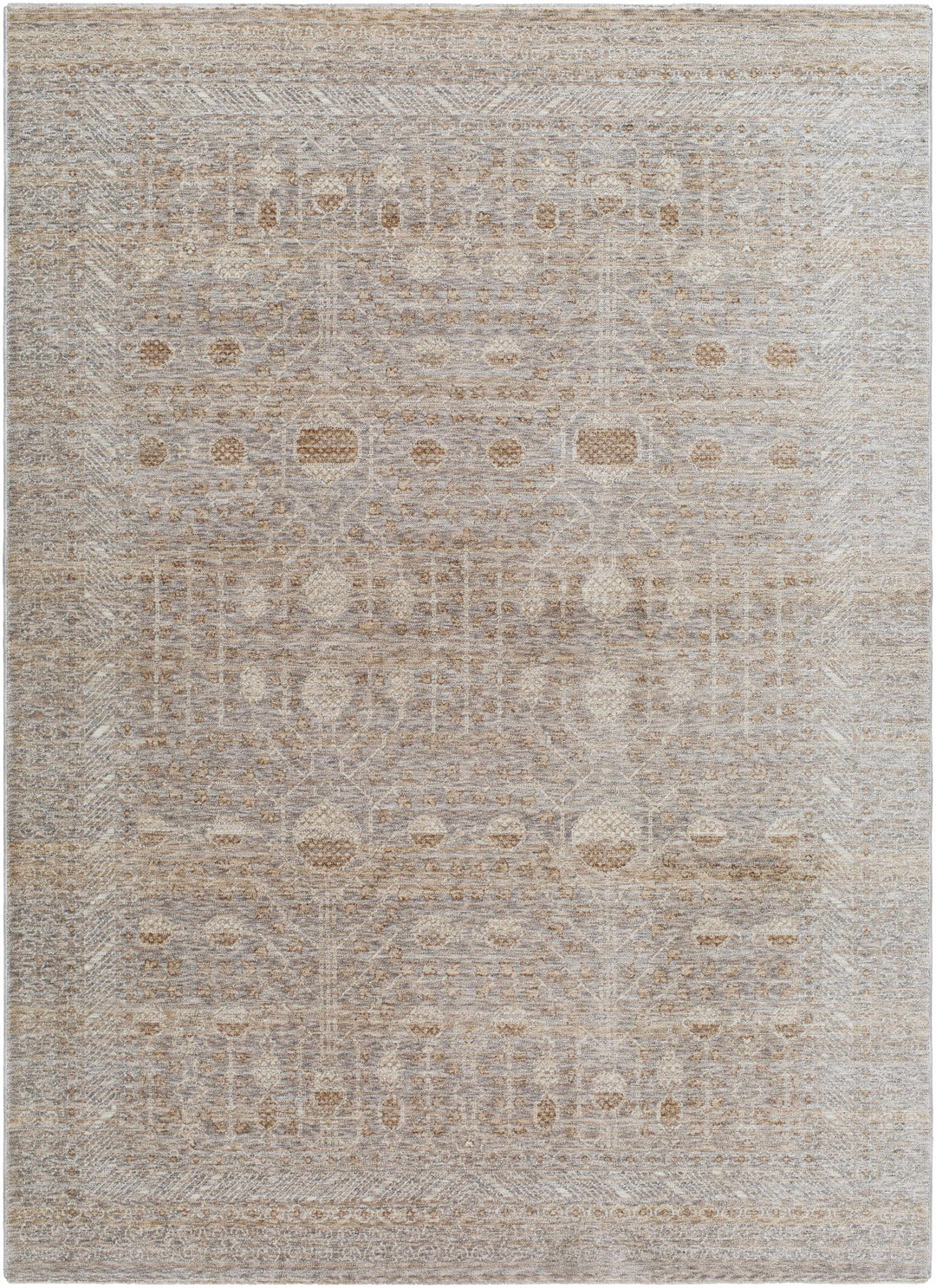 Vince Traditional Style Brown And Gray Area Rug