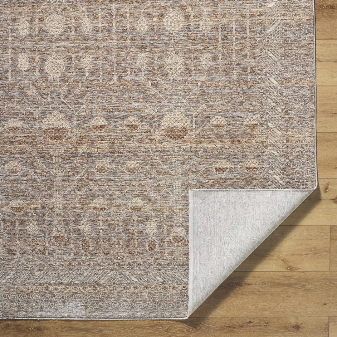 Vince Traditional Style Brown And Gray Area Rug