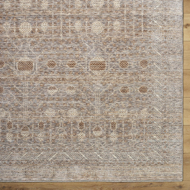 Vince Traditional Style Brown And Gray Area Rug