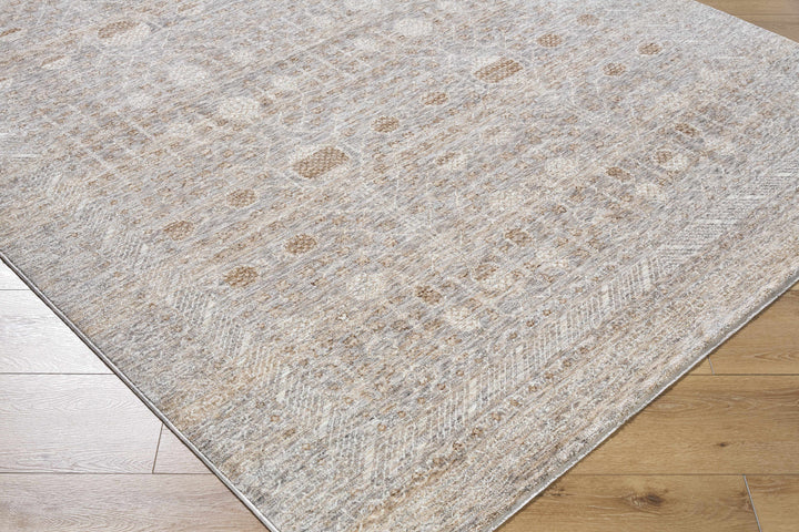 Vince Traditional Style Brown And Gray Area Rug
