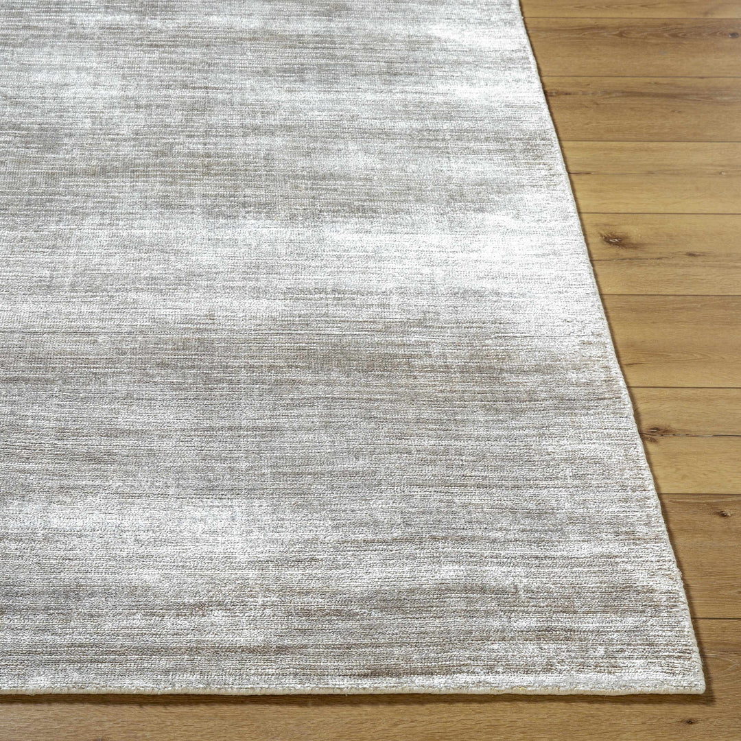 Walnutport Beige Modern Solid Design Hand Loom Area Rug