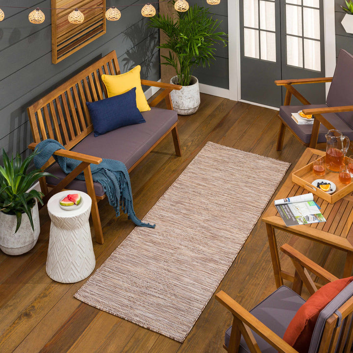 Woolloongabba Modern Style Beige Outdoor Area Rug