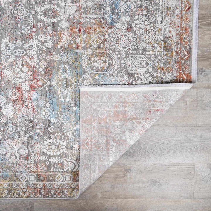 Witheridge Traditional Style Ivory And Gray Area Rug