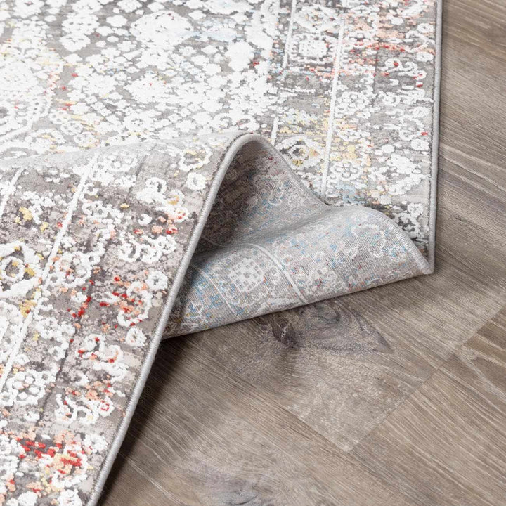 Witheridge Traditional Style Ivory And Gray Area Rug