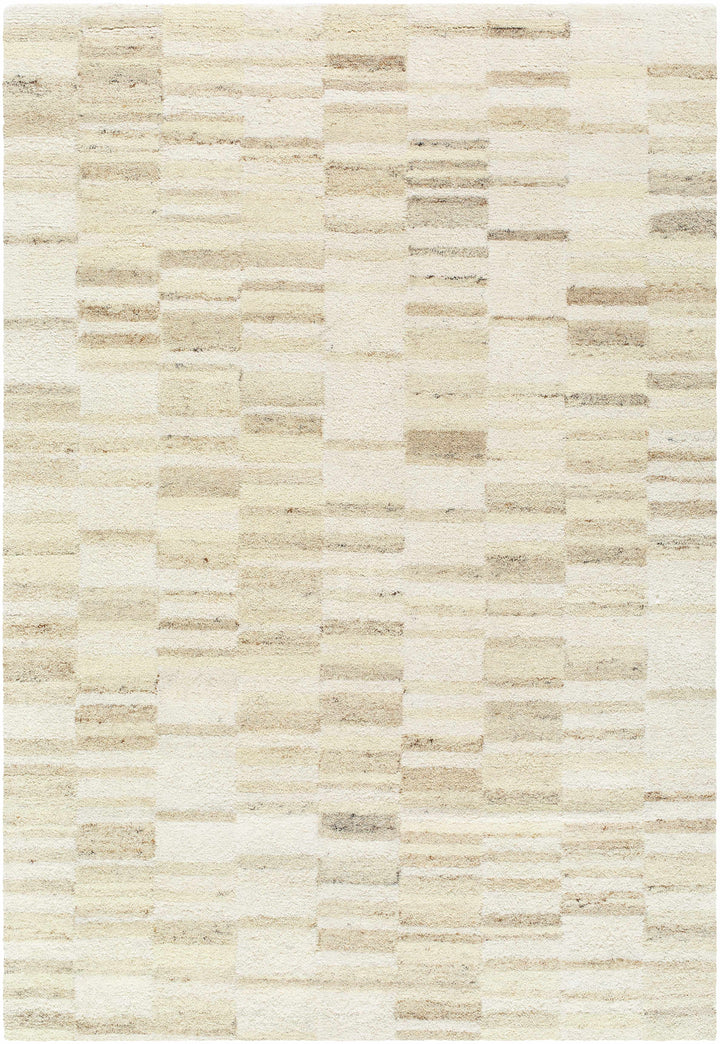 Axelle Contemporary Abstract Beige Hand Tufted Area Rug
