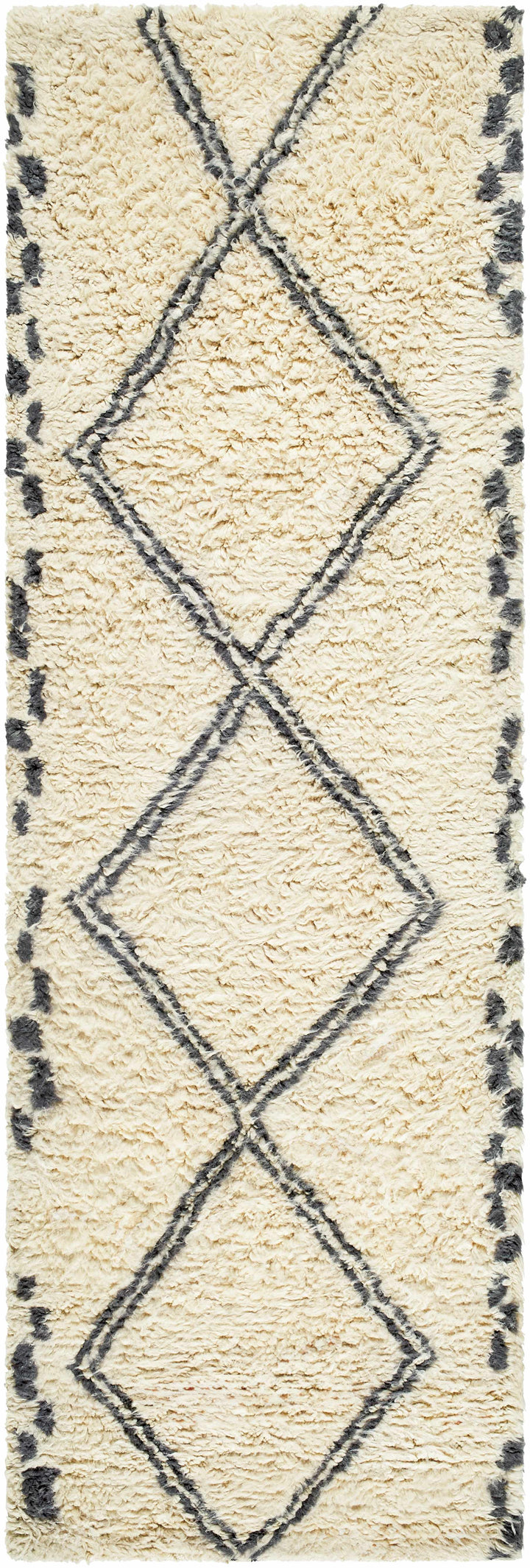 Audrey Contemporary Geometrical Beige And Black Rug