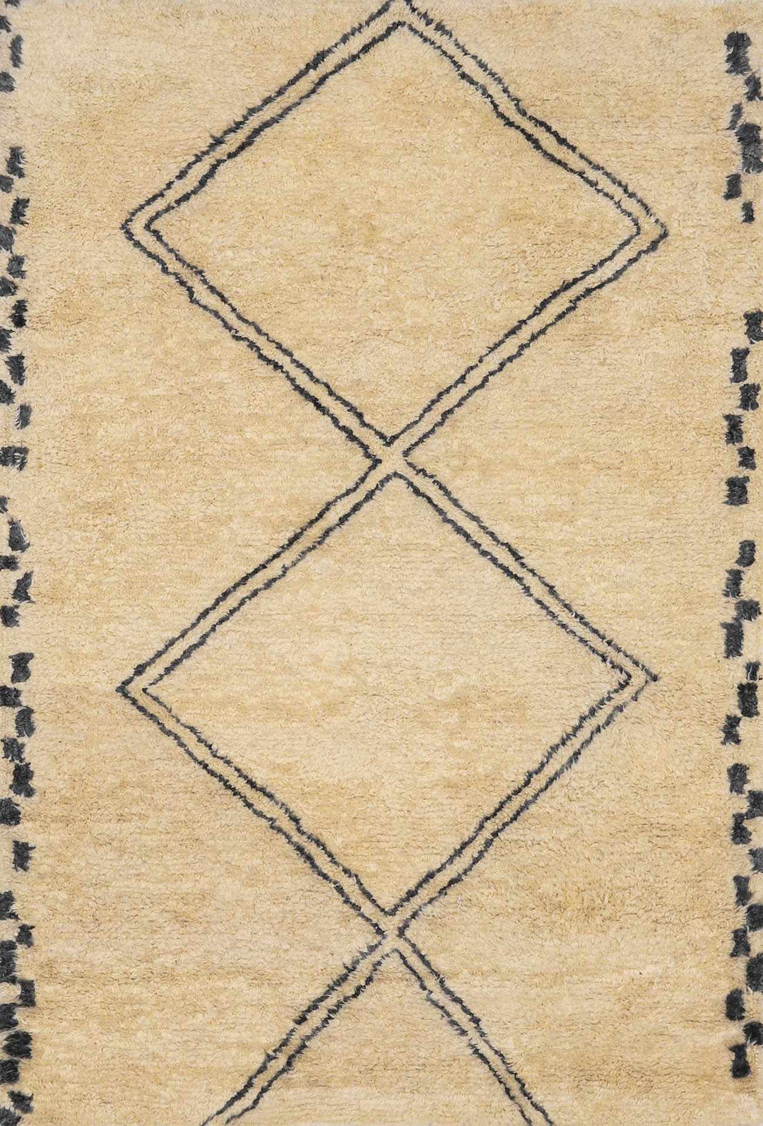 Audrey Contemporary Geometrical Beige And Black Rug