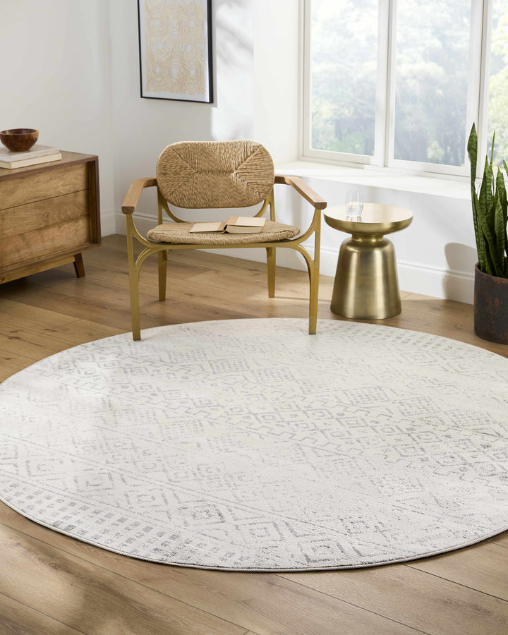 Yamanto Modern Style Ivory And Gray Area Rug