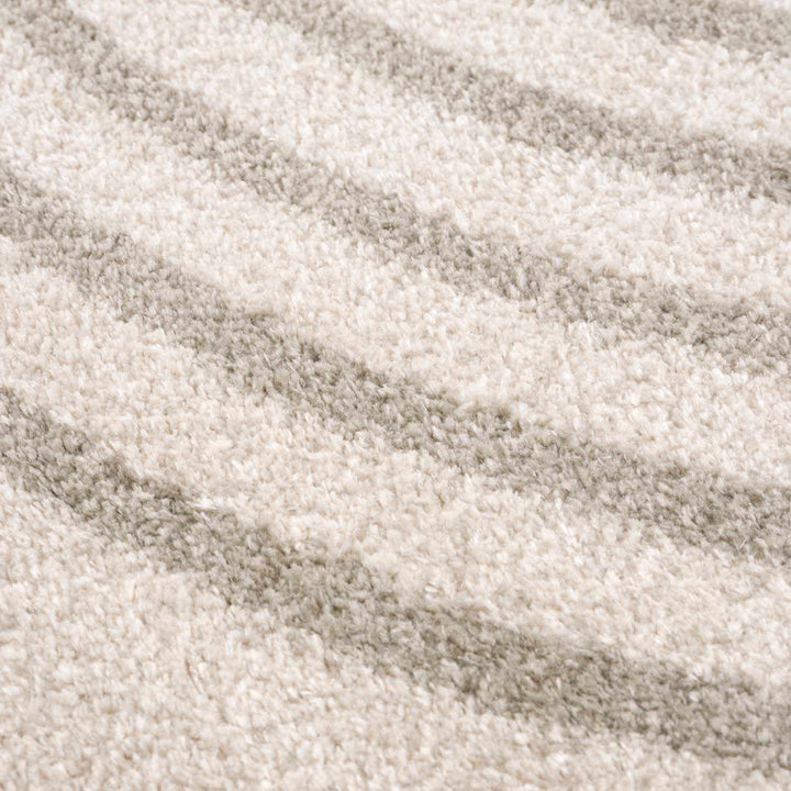 Yasuo Modern Geometrical Beige And Gray Washable Area Rug