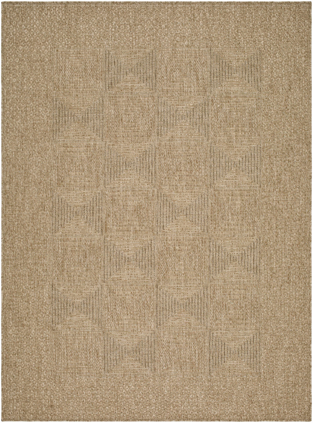 Anabia Traditional Style Beige Outdoor Area Rug