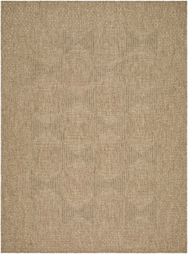 Anabia Traditional Style Beige Outdoor Area Rug