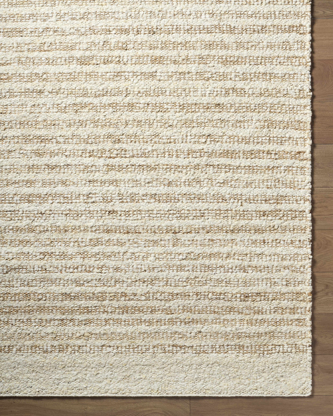 Yaron Contemporary Style Beige Hand Woven Area Rug