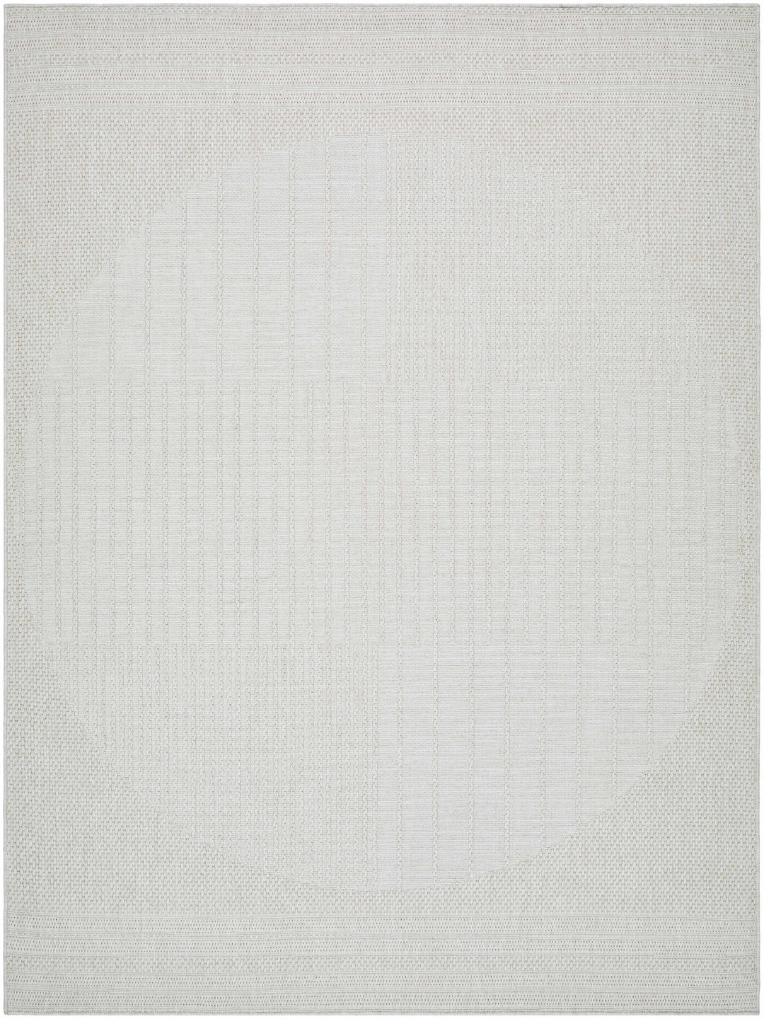Yuley Modern Style Ivory Outdoor Area Rug