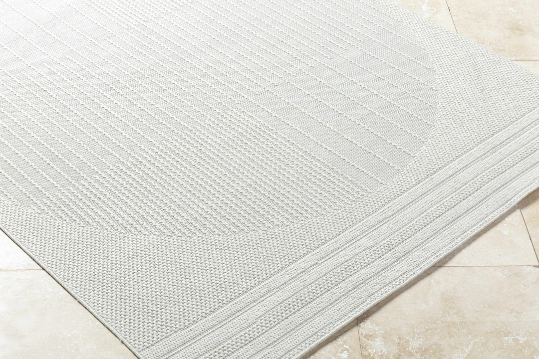 Yuley Modern Style Ivory Outdoor Area Rug