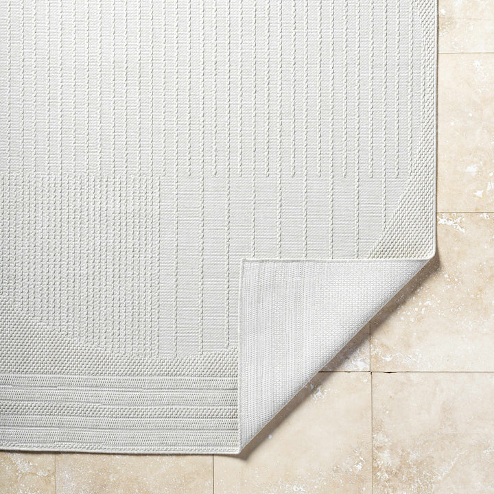 Yuley Modern Style Ivory Outdoor Area Rug