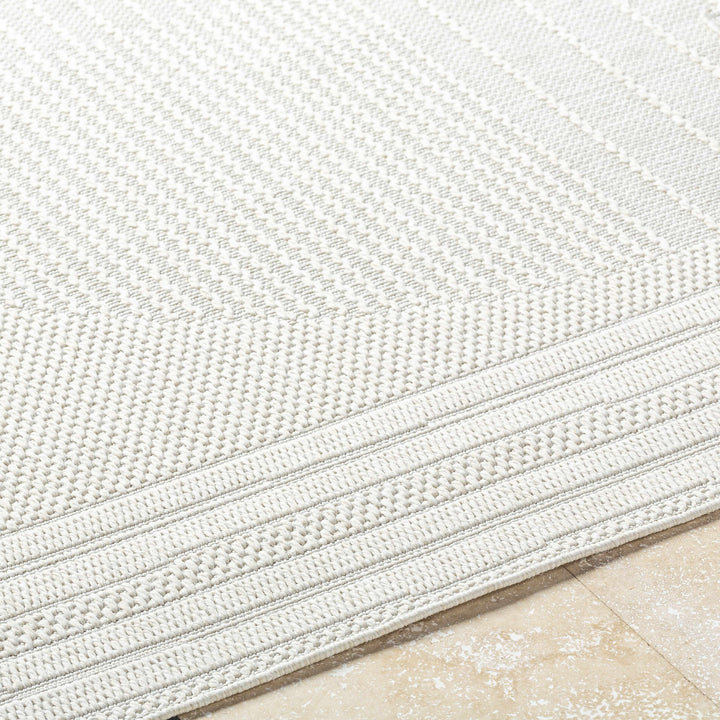 Yuley Modern Style Ivory Outdoor Area Rug