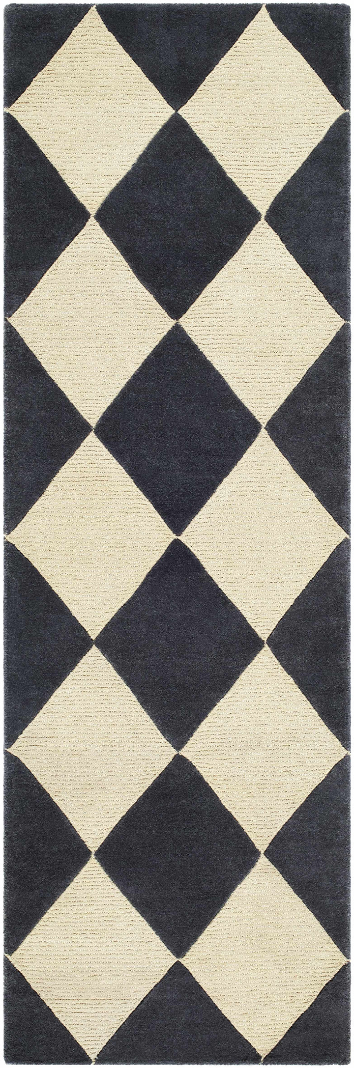 Aradia Modern Geometrical Tan And Charcoal Rug