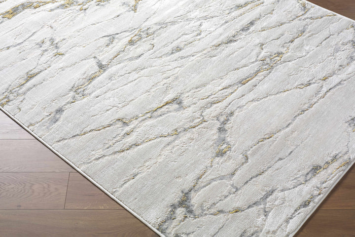 Zelah Contemporary Style Ivory Area Rug