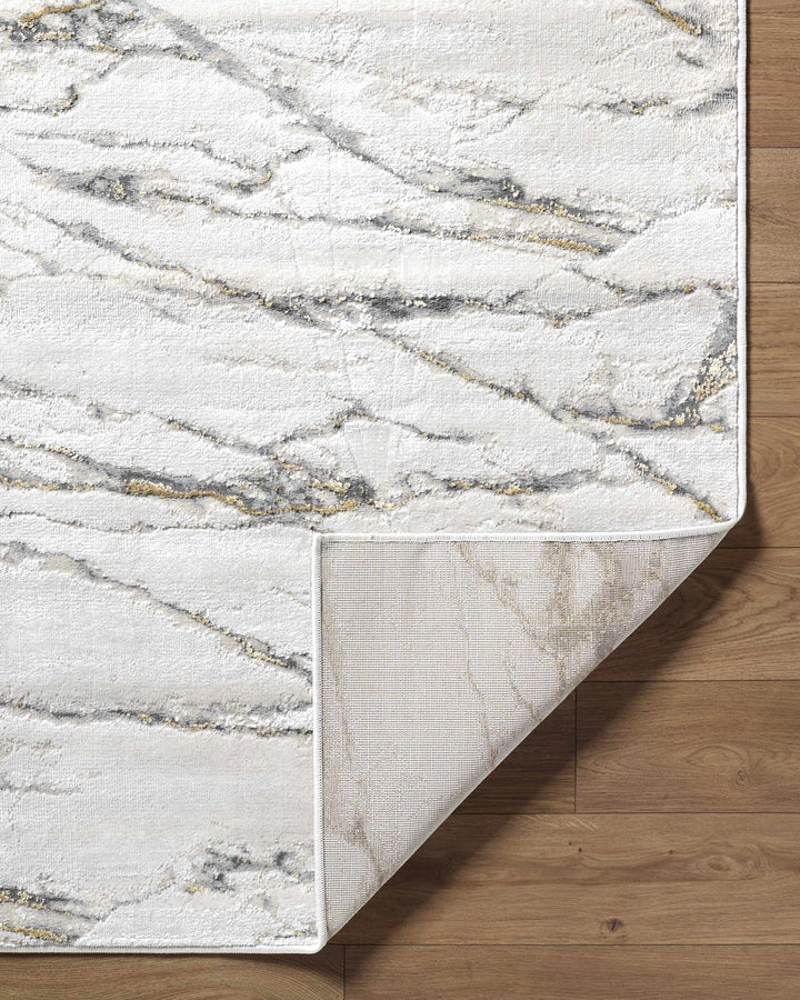 Zelah Contemporary Style Ivory Area Rug