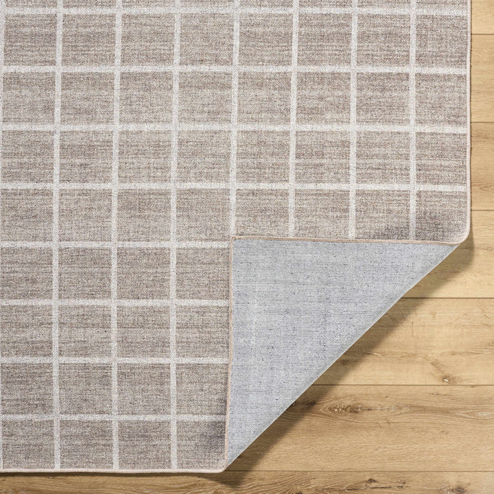 Anicet Modern Geometrical Beige Wool Area Rug